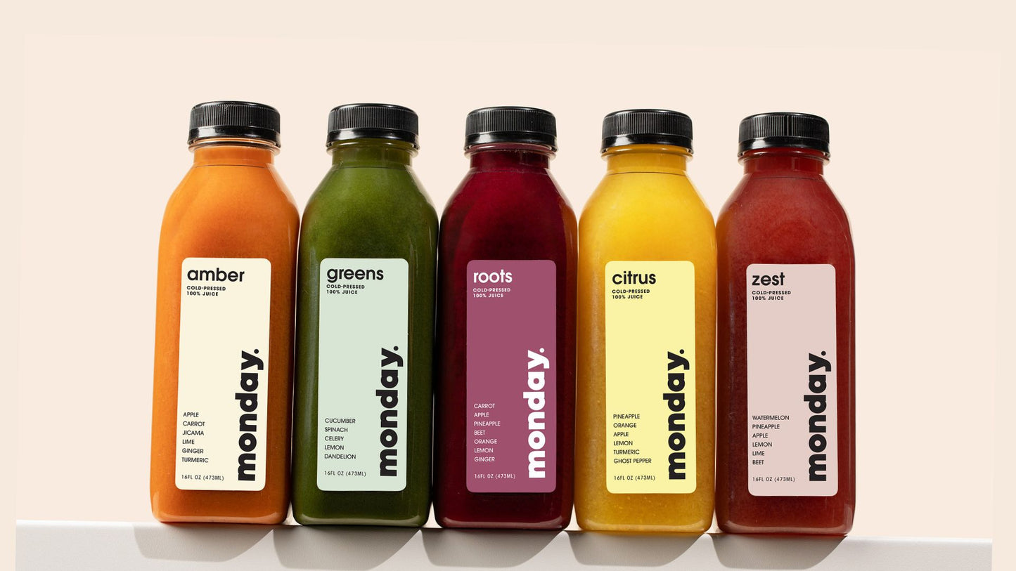 Cold-Press Juice Pack 5-pack - Monday