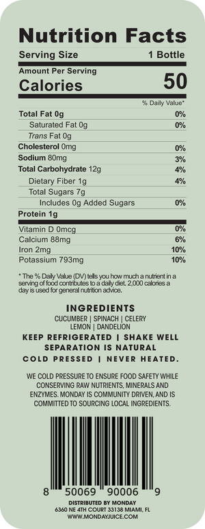 Monday Juice Greens product image 8